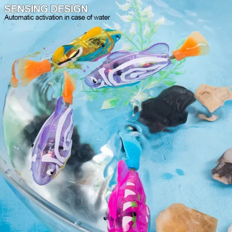 "Dive into fun with this swimming robot fish toy! 🐠 Perfect for cats and dogs 🐱🐶 #InteractiveToy #PetFun"