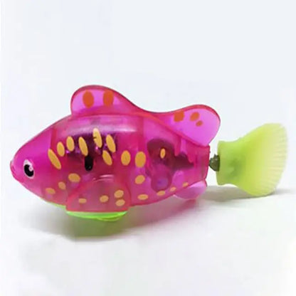 "Dive into fun with this swimming robot fish toy! 🐠 Perfect for cats and dogs 🐱🐶 #InteractiveToy #PetFun"