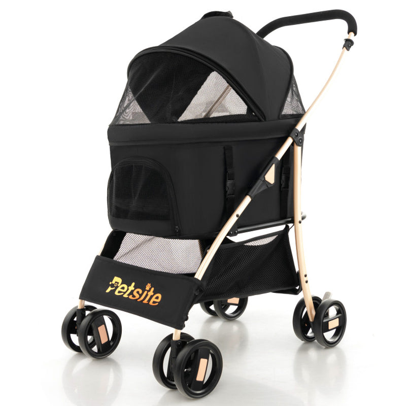 3-In-1 Pet Stroller with Removable Car Seat Carrier